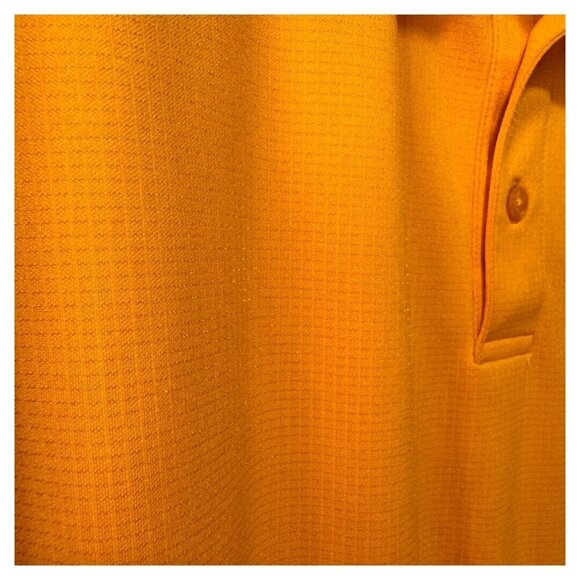 Cutter & Buck Seagate Mens yellow/gold Collared Short Sleeve Polo Shirt Size 3XB - Picture 2 of 4